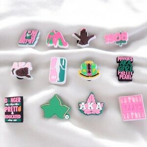 AKA Sorority Croc Charms